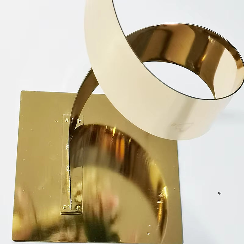 Set of 5 Gold Floral Road Lead Wedding Table Centerpieces for Event and Hotel Decoration