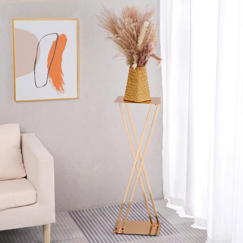 31-Inch Gold/Silver Metal Flower Stand - Set of 2 or 5 for Wedding Table Centerpieces and Party Decor