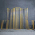 Contemporary Metal Wedding Arch - Rustic Backdrop for Weddings, Birthday Celebrations, and Home Decor