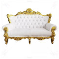 Wholesale Wedding Rental Bride and Groom Sofa Chair Royal Cheap High Back King Throne Sofa Chair