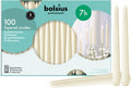 Tapered Dinner Candles (Pack of 100), Ivory, Length: 25.4 Cm/10 Inch, Wax Candles, Tabletop Restaurant Candles, Romantic Dining, P962