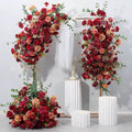 120Cm Rose Flower Balls Artificial Wedding Backdrop Flower Rows Mall Exhibition Decor