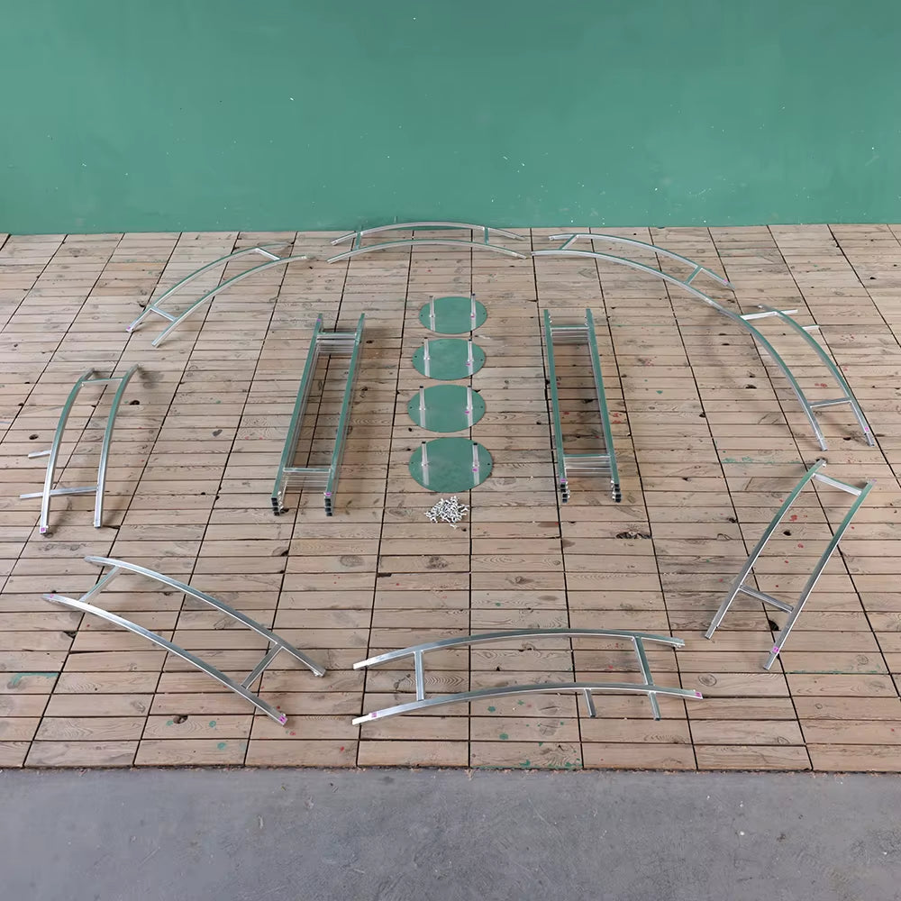 Elegant Metal Circle Stand for Wedding Backdrop - Iron Frame Floral Display Prop FL048