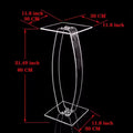 Wedding Metal Flower Stand Set - 31-Inch High-Quality Electroplated Gold Acrylic Flower Display Rack for Event and Party Decoration (2-10 Pieces)