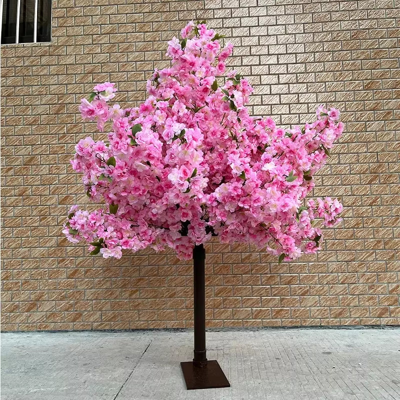 Artificial Cherry Blossom Tree - Decorative Faux Plant for Weddings, Parties, Hotels, and Home Gardens
