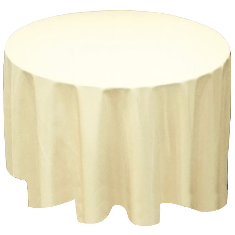 Round Circular Seamless Party Tablecloths Linen Table Cloth Engagement Birthday