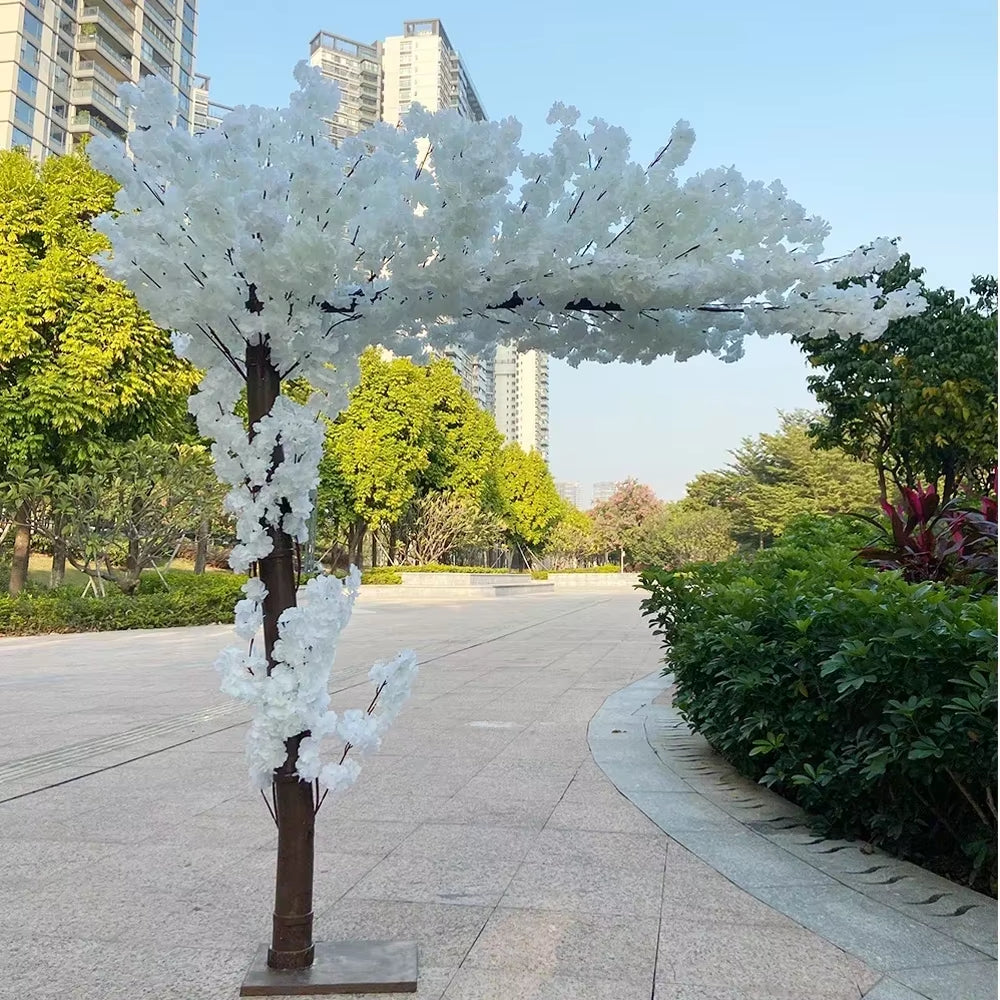 Artificial Cherry Blossom Tree - Decorative Faux Plant for Weddings, Parties, Hotels, and Home Gardens