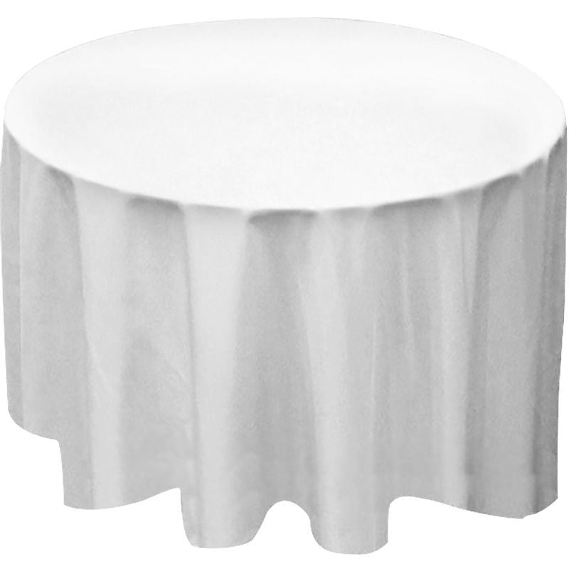 Round Circular Seamless Party Tablecloths Linen Table Cloth Engagement Birthday