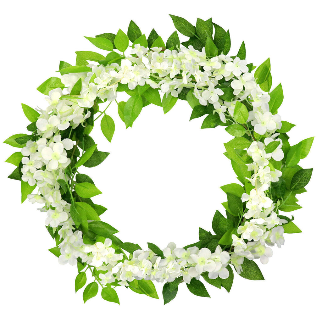 2X7FT Artificial Wisteria Vine Garland Foliage Plant Trailing Flower Home Decor