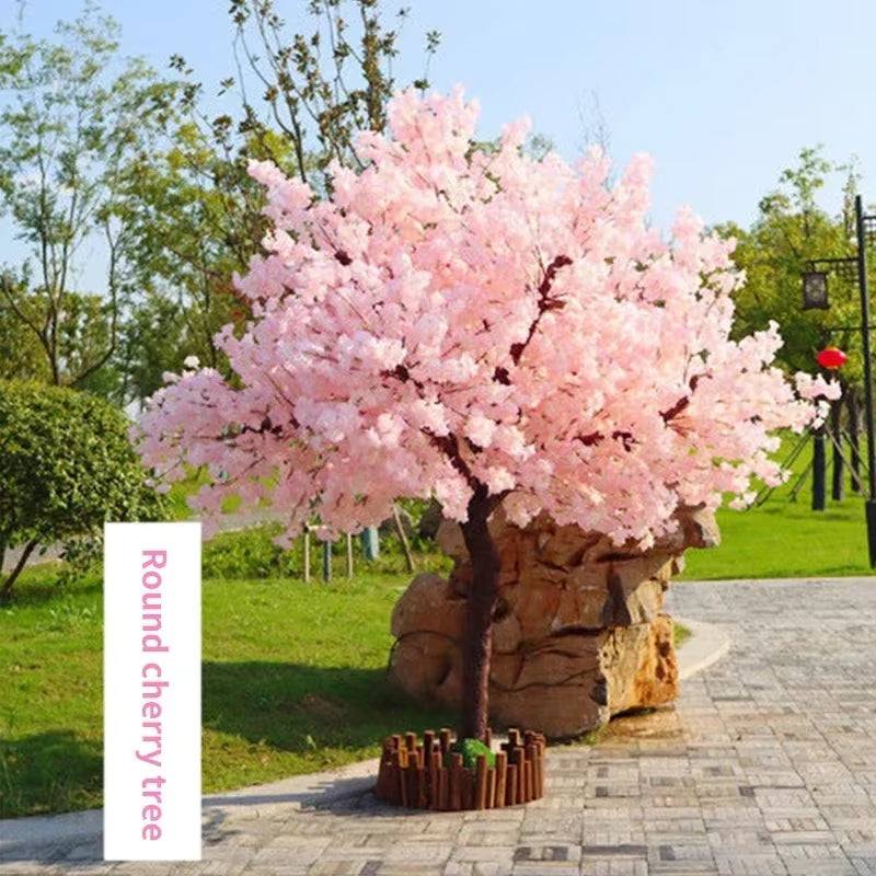 Artificial Cherry Blossom Tree - Decorative Faux Plant for Weddings, Parties, Hotels, and Home Gardens