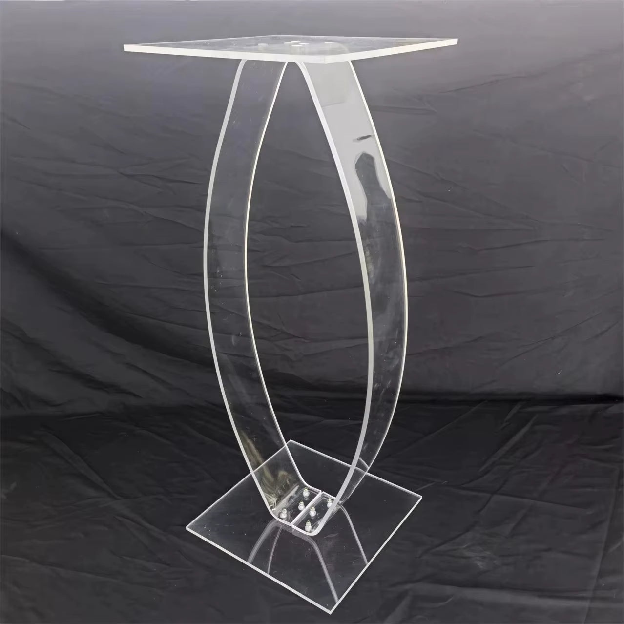 Wedding Metal Flower Stand Set - 31-Inch High-Quality Electroplated Gold Acrylic Flower Display Rack for Event and Party Decoration (2-10 Pieces)
